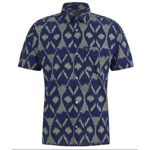 MARC by MARC JACOBS Blue Multi Button Down Shirt Size XS Blue Oasis